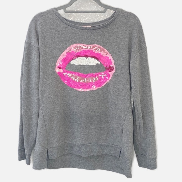 Juicy Couture Tops - 💯 Authentic, Juicy Couture - Vintage, Iconic Y2K Juicy Lips Top, Size L